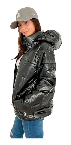 Imagen 3 de 9 de Campera Metalizada Mujer