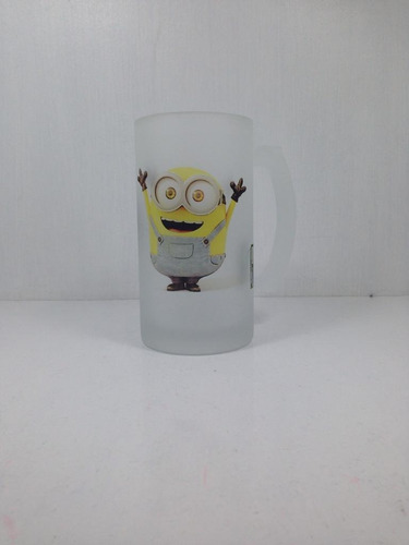 Caneca Chopp Cerveja 475ml Vidro Minions