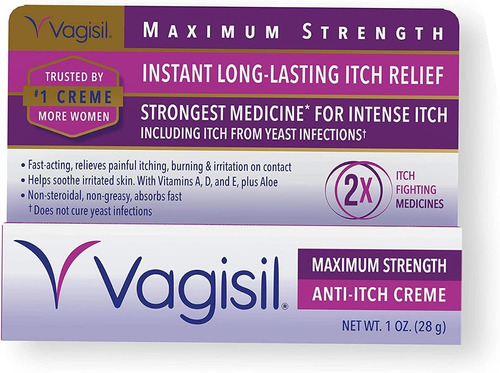Crema Femenina Vaginal Anti-picazón Irritación Vagisil 28g