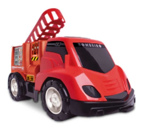 Brinquedo Infantil Caminhão Bombeiro Ao Resgate Crianças