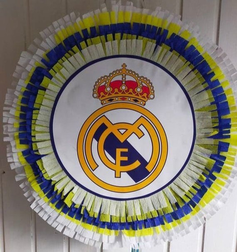 Piñata De Real Madrid Fútbol 