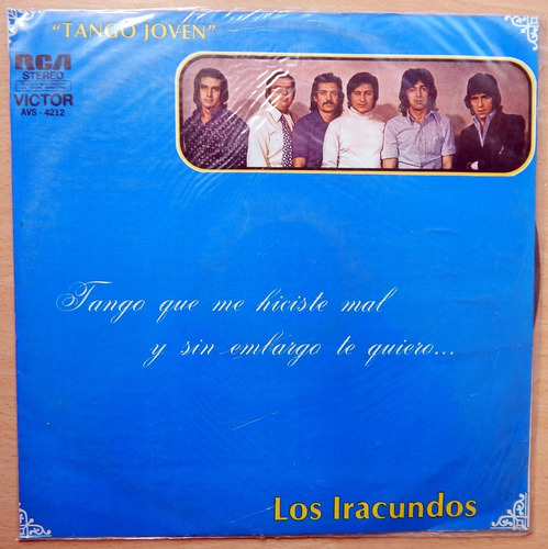 Los Iracundos Tango Joven  Vinilo Lp Edición Uruguaya