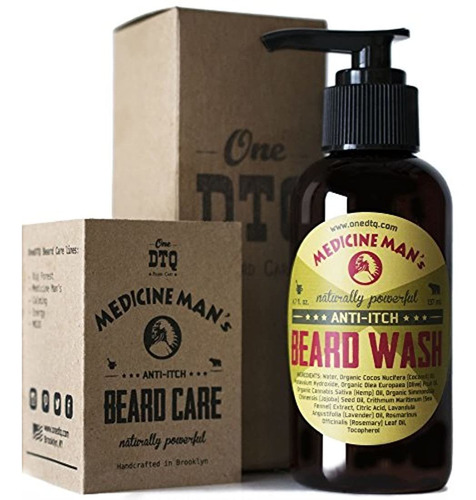 Lavado De Barba Con Picazón De Medicine Man 4,7 Fl Oz