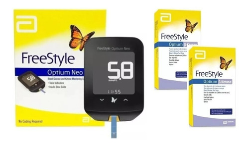 Glucometro Freestyle Optium Neo Kit + 20 Tiras Cetonas