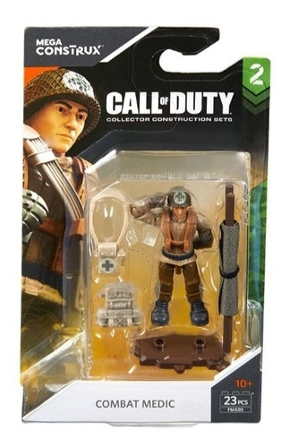 Call Of Duty Mega Construx, Médico De Combate Serie 2 Cantidad De Piezas 23