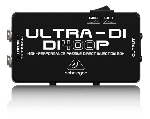 Imagem 2 de 3 de Direct Box Passivo Di400p Ultra Di400 - Behringer - Com Nota Fiscal E Garantia De 2 Anos Proshows !