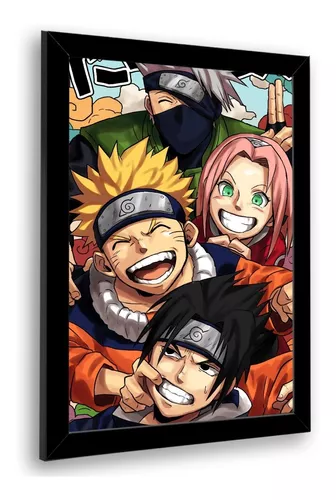 Quadro Decorativo Naruto Clássico Poster 23x33cm