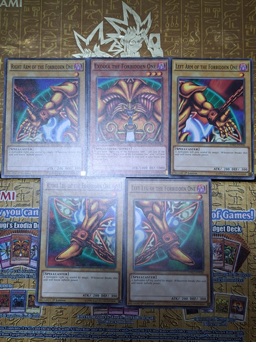 Yugioh Exodia The Forbidden One Ldk2-eny 1st Original Nuevo