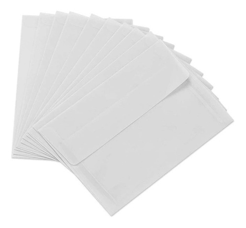 Sobres Blanco Tarjetas Personales  10.5x7 Cm 70 Gr X100 U