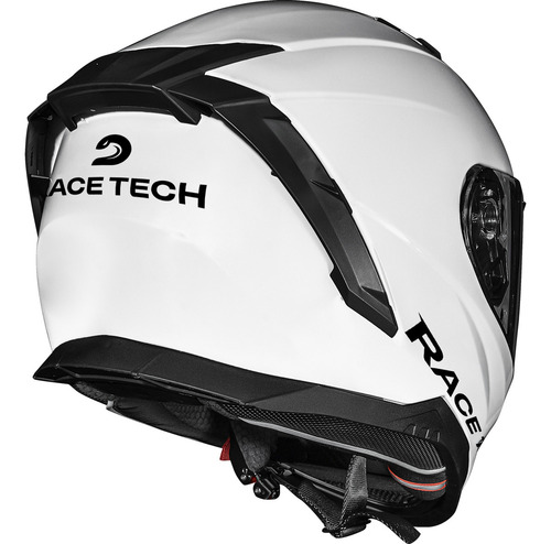 Capacete Race Tech Volt Branco Tamanho 58