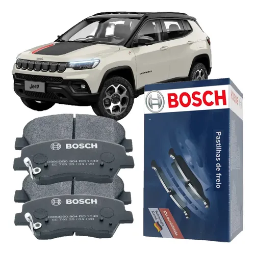 Pastilha Freio Dianteira Jeep Compass 2023 Original Bosch