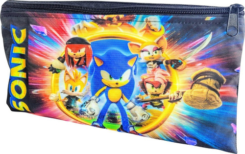 Estuche Escolar Sonic: Perfecto Para Los Fans Del Erizo !