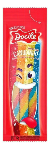 Gomita Canudinho Colorida Acid X12 Grm