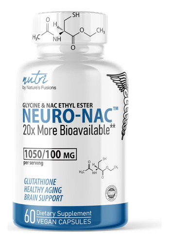 Suplemento Neuro Nac N-acetil Cisteina Etil Ester - 20 Veces