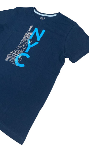 Playera Hombre Estampado Moda Basic