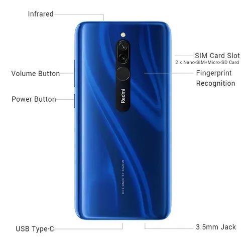 Xiaomi Redmi 8 M1908c3ih 4gb 64gb Dual Sim Duos