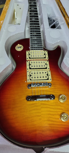 Gibson Ace Fresley Clon Aliexpress China Diestro Rojo Ébano (Usado)