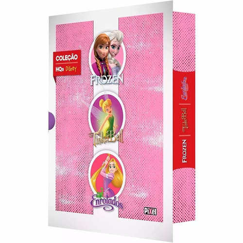 Box Hqs Disney 3 Volumes Frozen Tinker Bell Enrolados