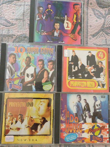Proyecto Uno In Da House / 4 / New Era / Mega Mix / 10 Exito (Usado)