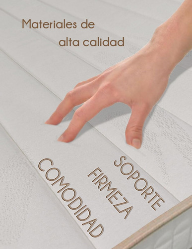 Colchón Individual Memory Foam Suave Confort Óptimo Y Soport