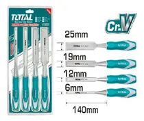Comprar Kit De Formones Para Madera 4pzas 6-25mm Total Tools