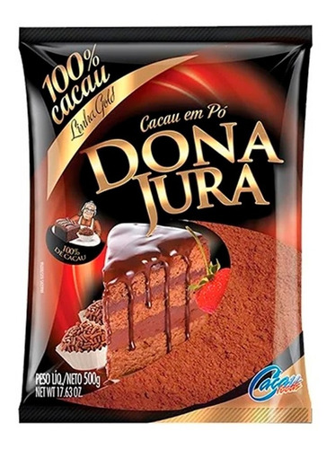 Cacau Em Pó 100% Dona Jura