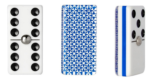 Domino Profesional Rombos Azul / Baraja Bicycle Poker Rojo