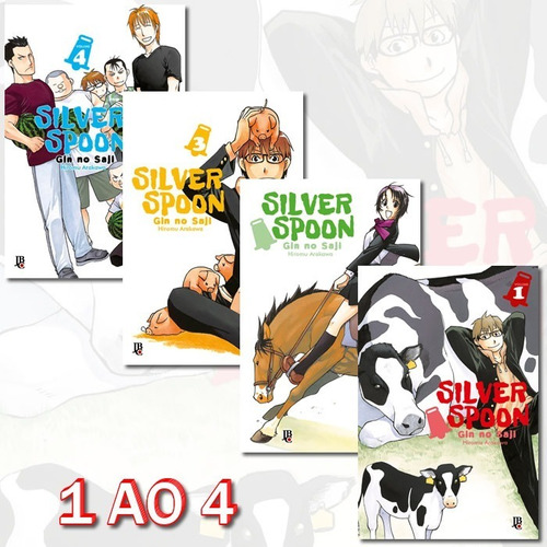 Silver Spoon 1 Ao 4! Mangá Jbc! Novo E Lacrado