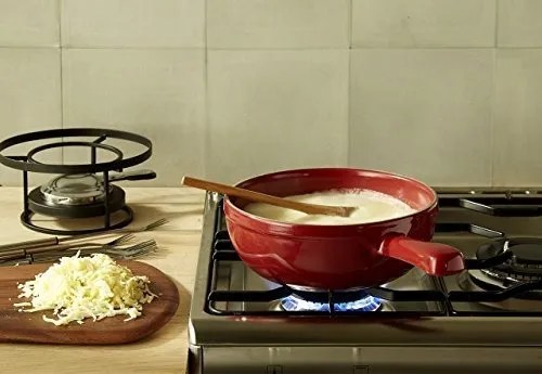 Olla De Fondue Emile Henry Con Tenedores | Borgoña