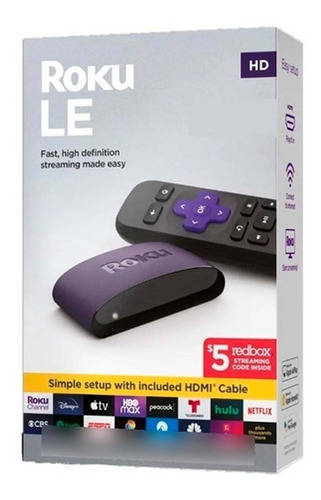 Roku Le 3930s4 Estándar Full Hd 32mb Negro Y Violeta