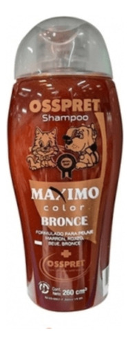 Osspret Shampoo Perro Gato Maximo Color Bronce 260 Cc