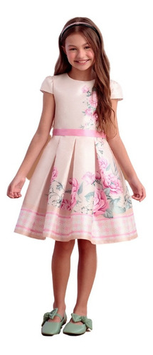 Vestido De Festa Infantil Roses Classic Petit Cherie 22432
