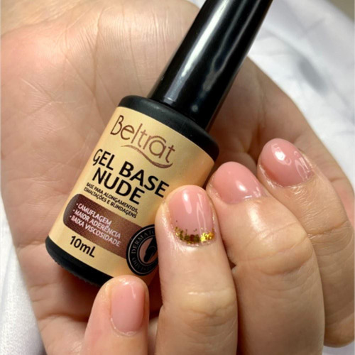 Gel Base Nude Beltrat Alongamentos De Unhas Aumenta O Brilho