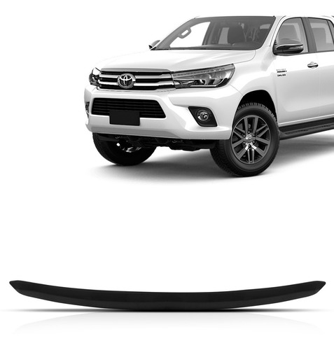 Moldura Capo Hilux 2016 2017 2018 2019 Preto