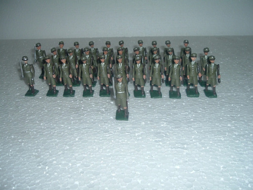 Soldados De Plomo Artesanales Sección Carabineras De Chile