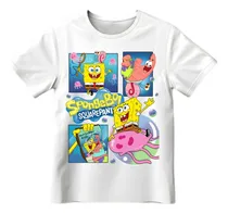 Comprar Playera Infantil Bob Esponja Bob Y Patricio Cuello Redondo