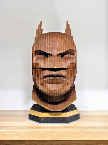 Boneco Batman Dc Comics Em Mdf Com Efeito 3d