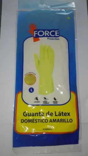 Guante Látex amarillo domestico XL - Paimun Industrial SA