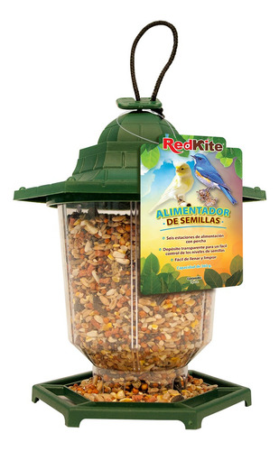 Alimentador Semillas Para Aves Canarios Pájaros 360gr Fl9236