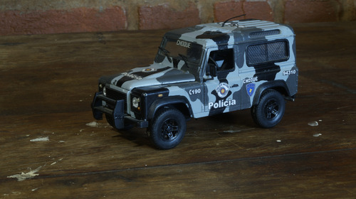 Miniatura Land Rover Polícia Militar -sr-apego (cód. 2364) Camuflado
