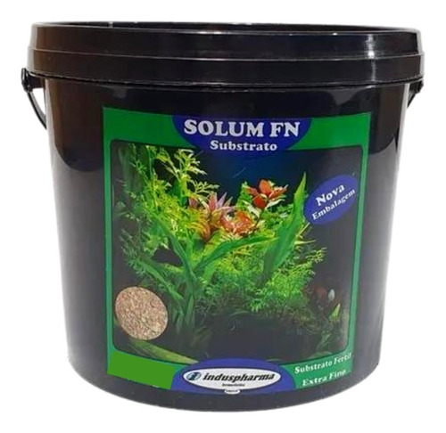 Substrato Fértil Solum Fn 1,8kg Induspharma Aquário Plantado