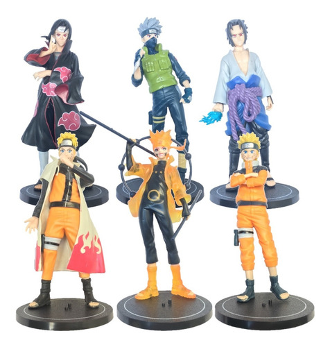Naruto Figura De Colección 18cm Set X 6 