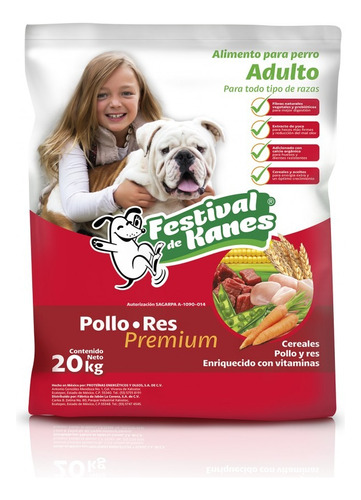 Festival De Kanes Alimento Para Perro Adulto / Bolsa De 20k