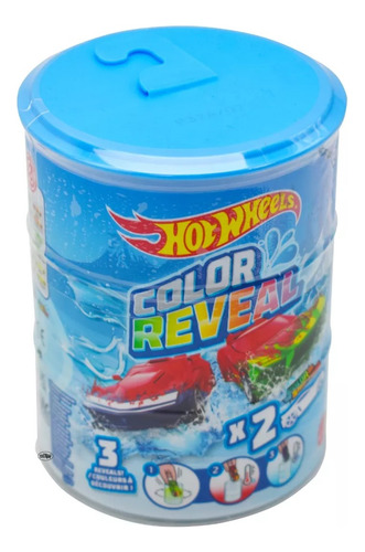 Pack 4 Hot Wheels Color Reveal Botes Sorpresa Mattel Vs