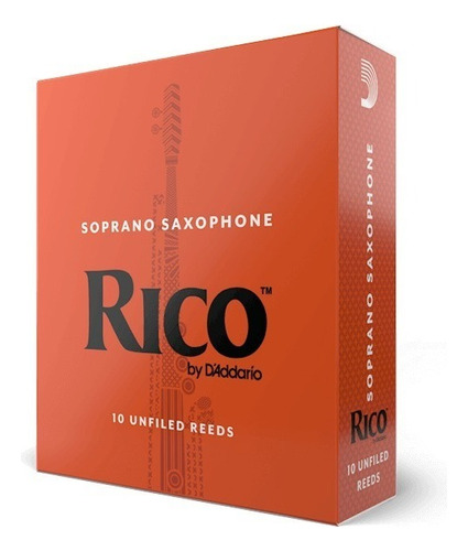 Caña Para Saxo Soprano Rico By D'addario 3.0 Ria1030 *10