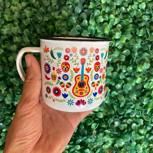 Imagen 8 de 10 de 48 Mini Tazas 6oz Peltre Mayoreo Tenangos Diseño Mexicanos
