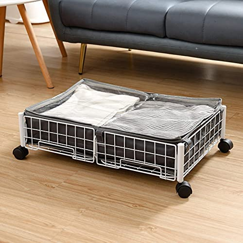 Almacenamiento De Ropa 2 1 Debajo De Cama Ruedas, Organ...