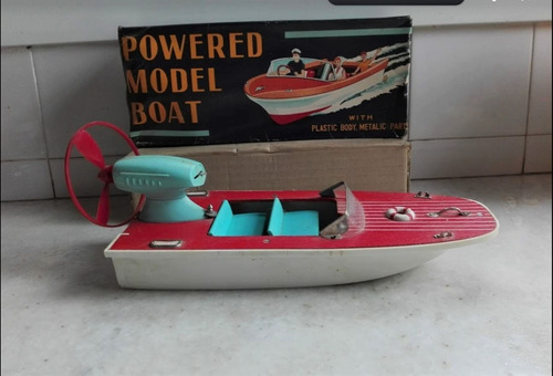 Lancha Vintage -powered Model Boat Union Craft Made In Japan