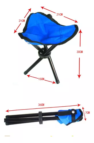  Kisangel Mini taburete de viaje silla de camping taburete de camping  taburete de pesca plegable silla plegable silla Slacker taburete plegable  taburete de pesca al aire libre taburete plegable portátil 