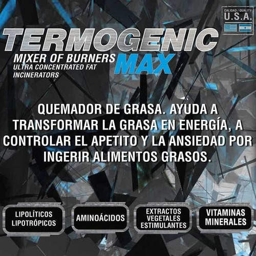 Termogenic Max Nutrilab Quemador De Grasa Termogénico